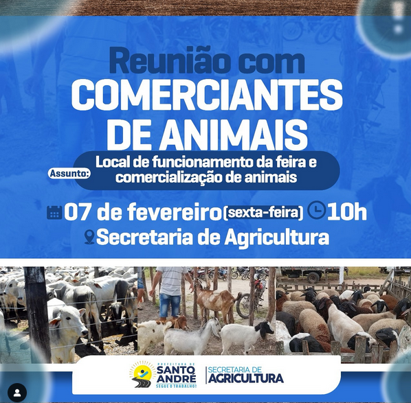 Comerciantes de animais são convidados para reunião sobre feira em Santo André