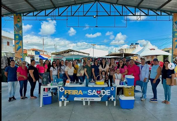 Secretaria de Saúde participa da 8ª Festa da Cabra Rainha com testes e vacinação