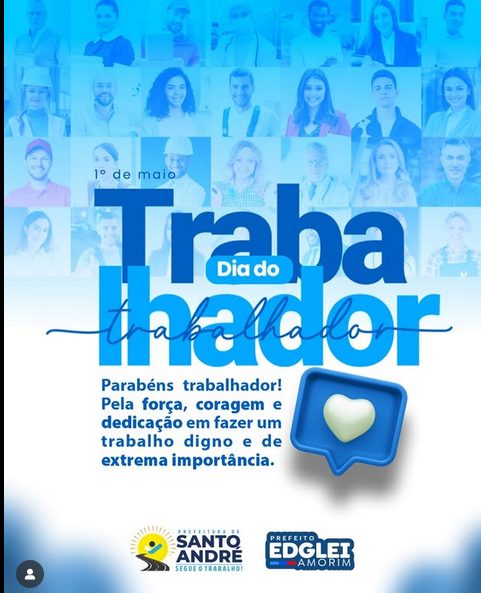 Prefeitura de Santo André celebra o Dia do Trabalhador com reconhecimento aos profissionais locais