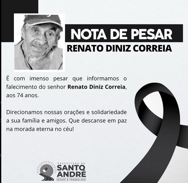 Luto: falece Renato Diniz Correia