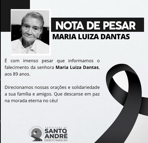 Luto: falece Maria Luiza Dantas