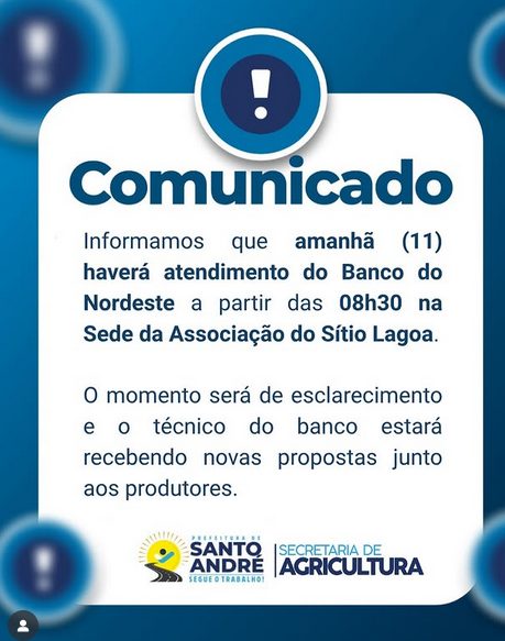 Banco do Nordeste realiza atendimento na Comunidade Lagoa nesta terça-feira (13)