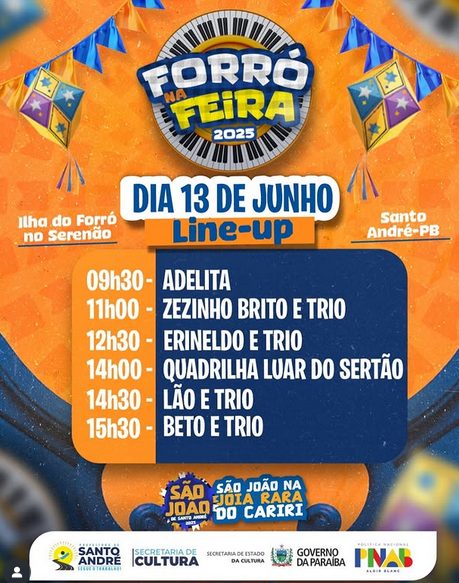 Sexta-feira tem Forró na Feira em Santo André!