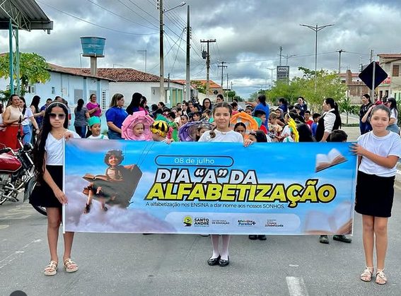 Santo André celebra o Dia “A” da Alfabetização com caminhada e apresentações