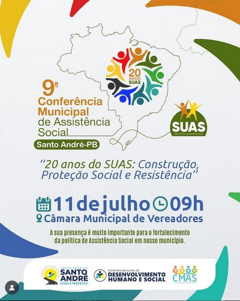 Santo André realiza 9ª Conferência Municipal de Assistência Social nesta quinta-feira (11)