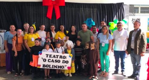 Creche Municipal Alventina Matias de Medeiros encerra ciclo formativo do LEEI com apresentações das crianças