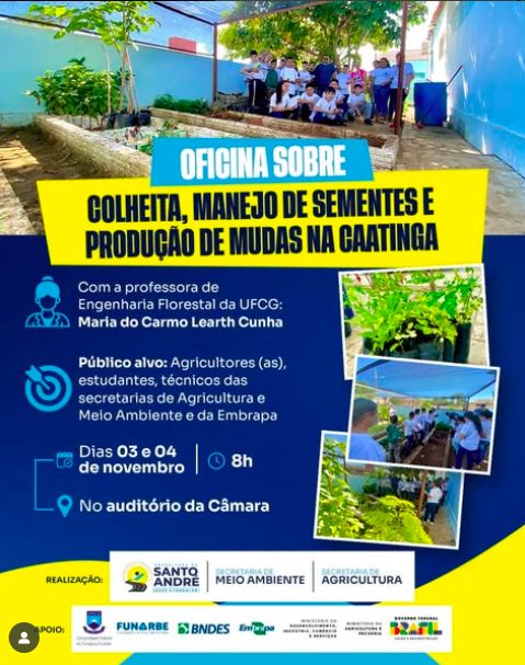 OFICINA - Colheita, Manejo de Sementes e Produção de Mudas na Caatinga