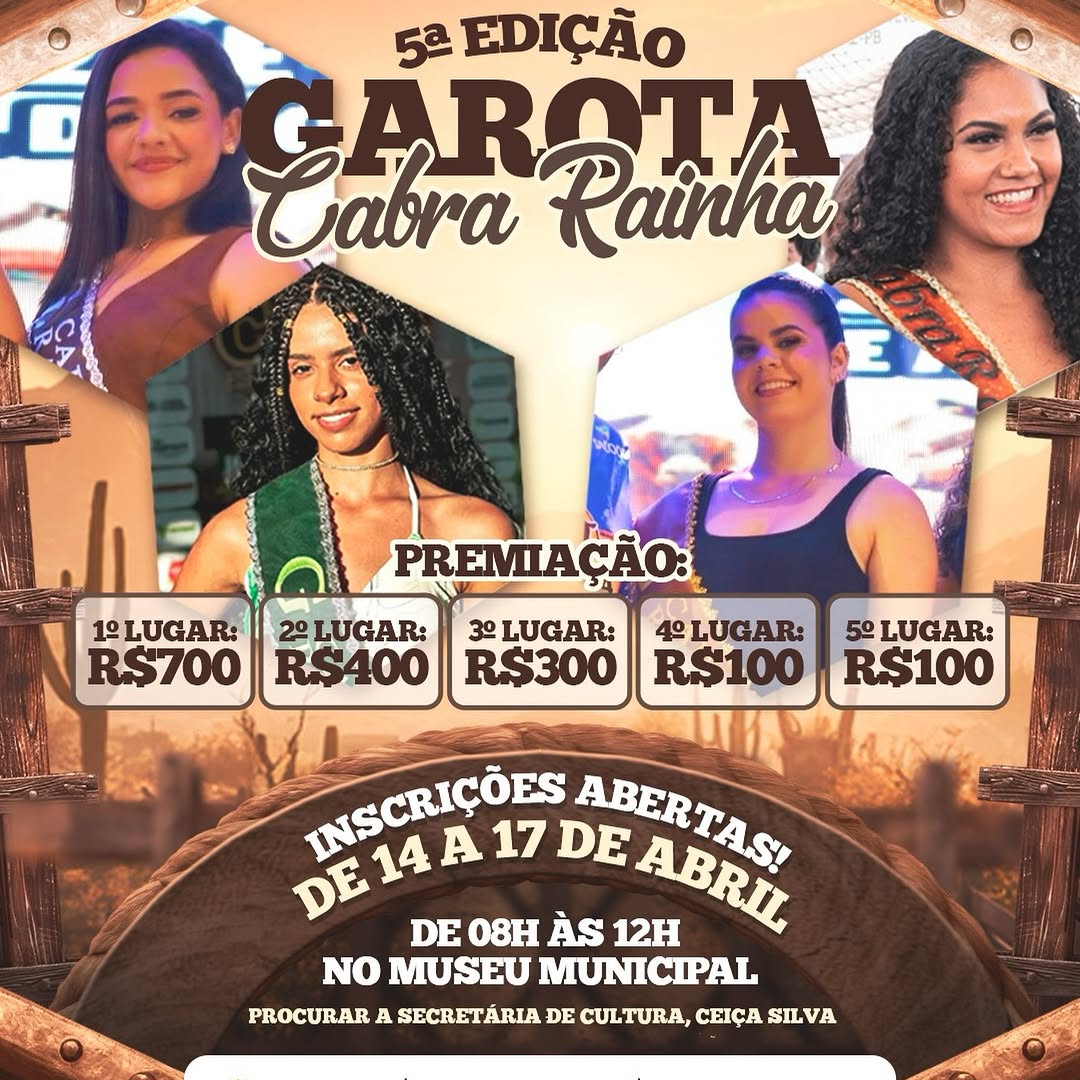 Santo André abre inscrições para o 5º Concurso Garota Cabra Rainha