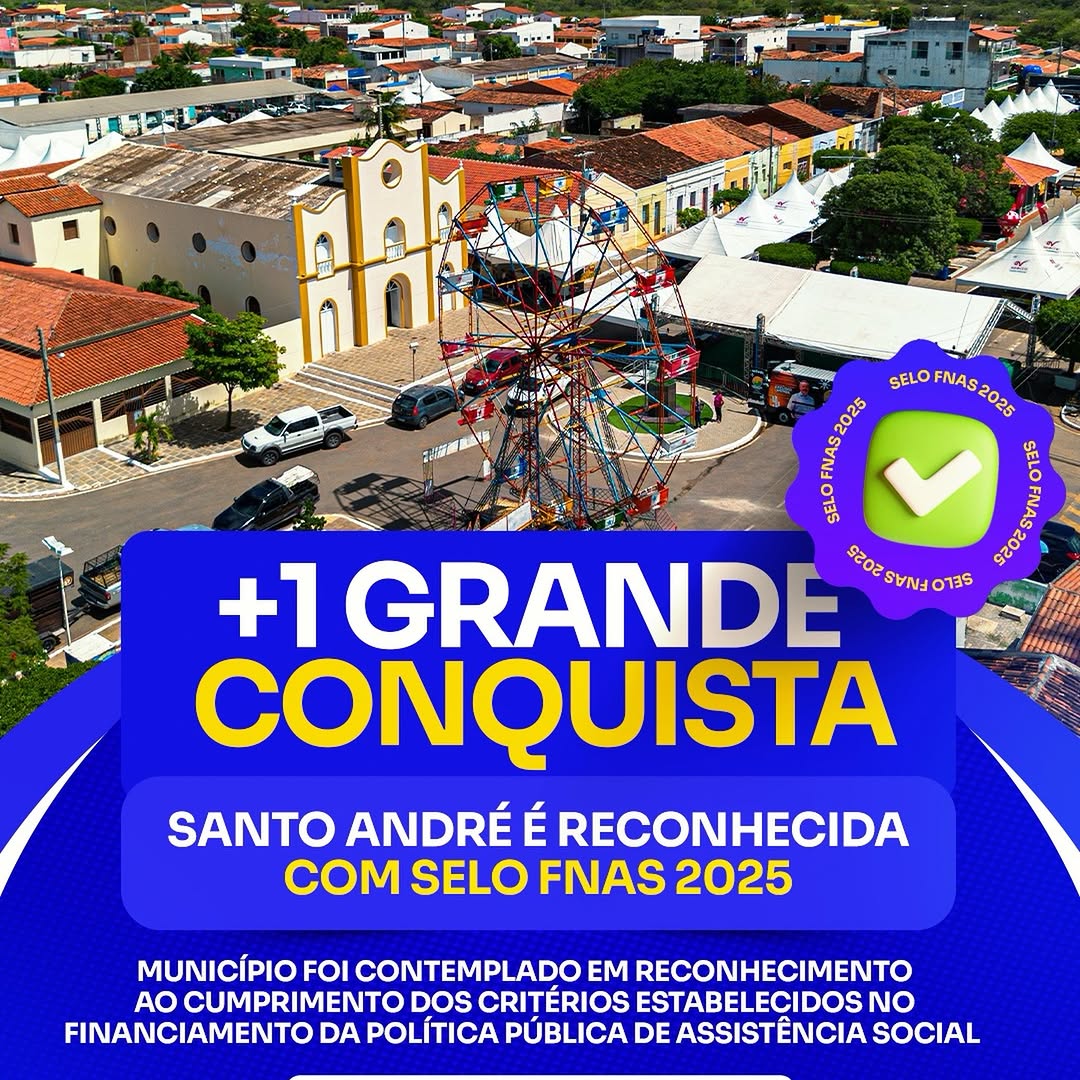Santo André Conquista Selo FNAS 2025 por Excelência na Assistência Social