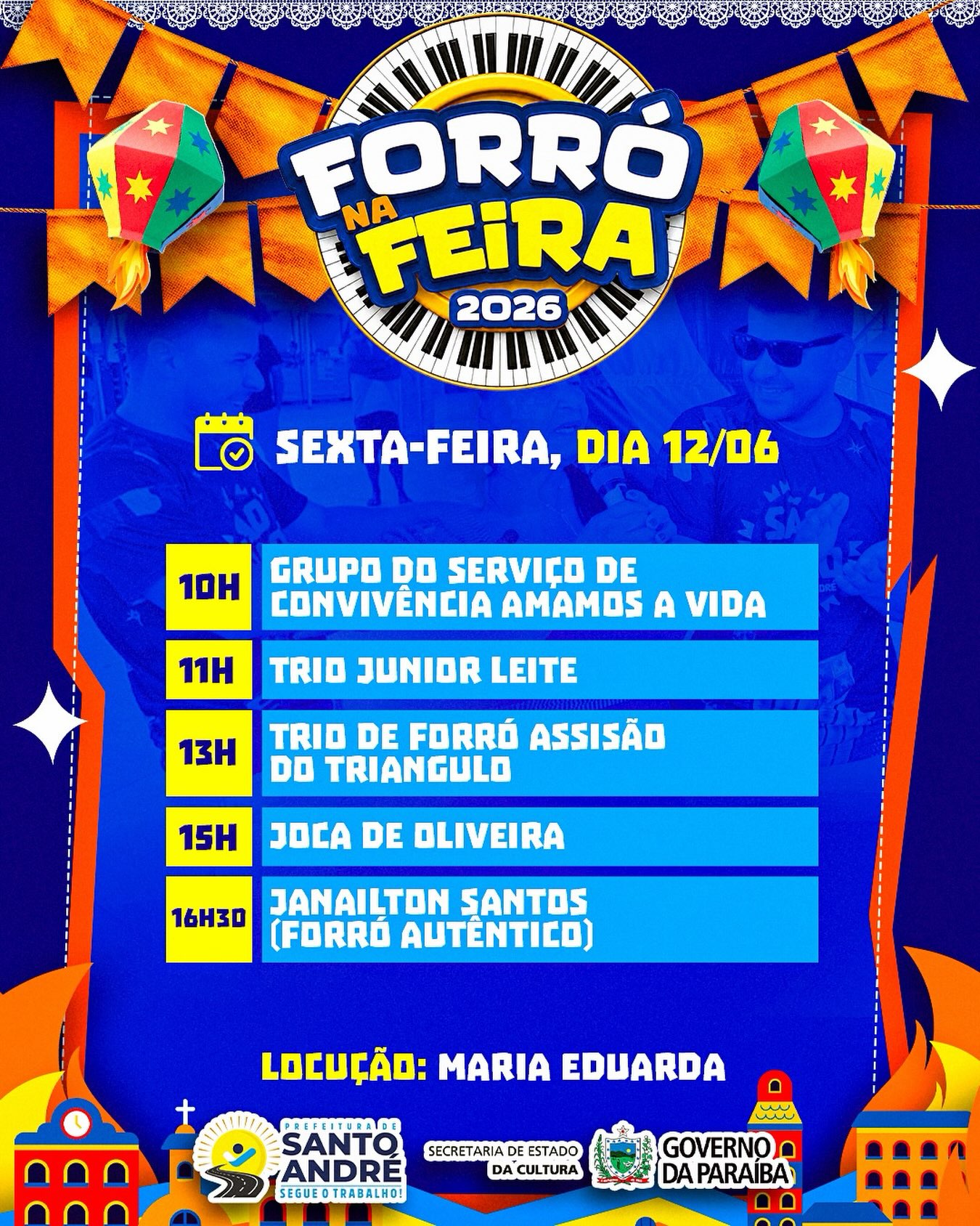 Santo André promove edição do 'Forró na Feira 2026' com artistas regionais